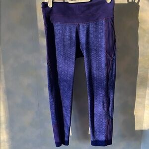 Athleta Purple Patterned Capris